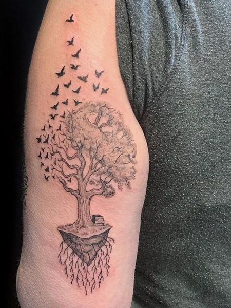 Oak Tree Tattoo
