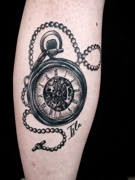 Pocket Watch Tattoo