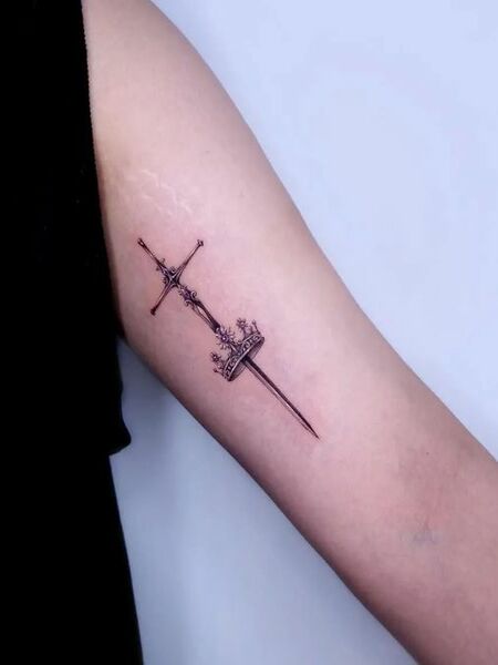 Queen Sword Tattoo