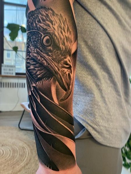 Realistic Eagle Tattoo