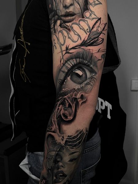 Realistic Eye Tattoo