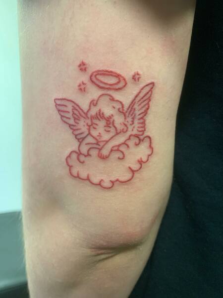 Red Angel Tattoo