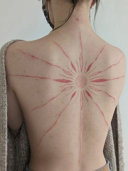 Red Back Tattoo