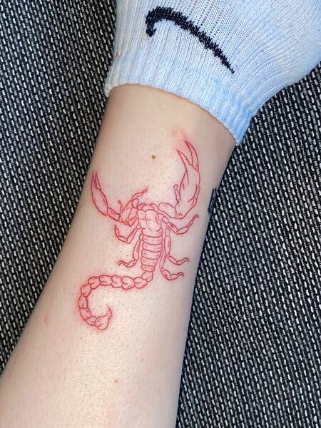 Red Scorpion Tattoo