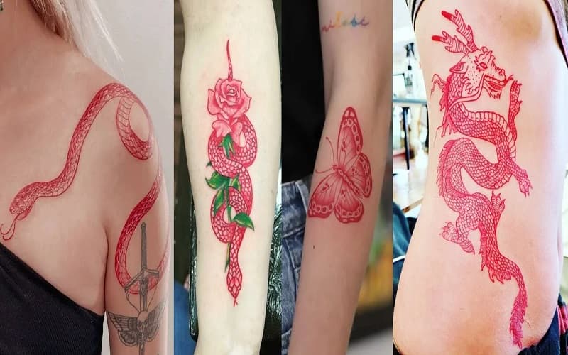 Red ink Tattoo