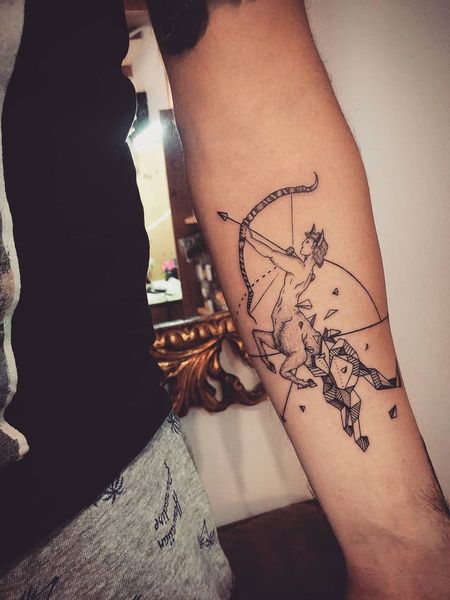 Sagittarius Zodiac Tattoo