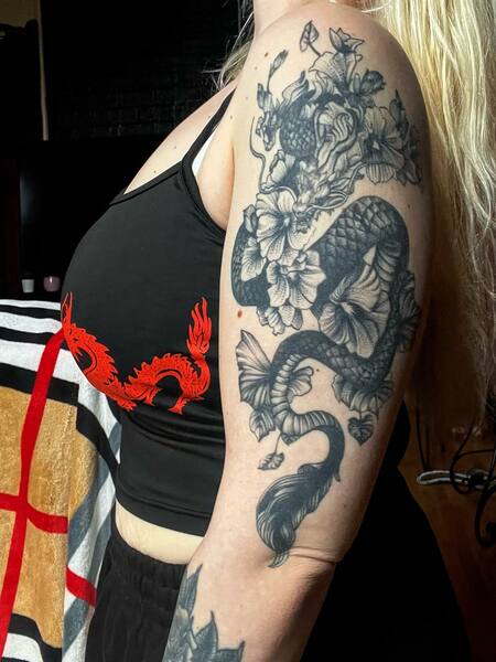 Shoulder Sleeve Tattoo