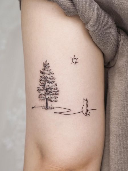 Simple Tree Tattoo