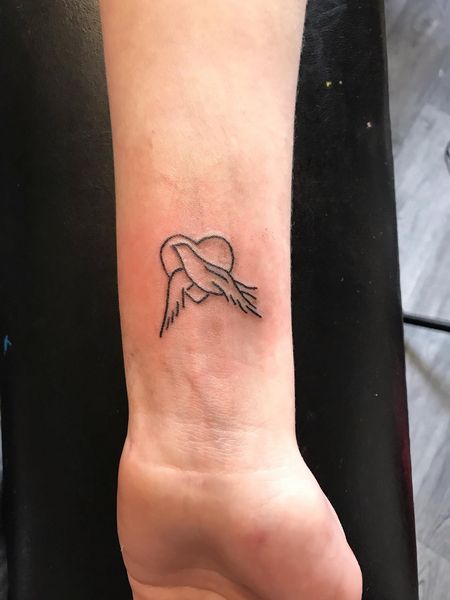 Simple Wrist Tattoo