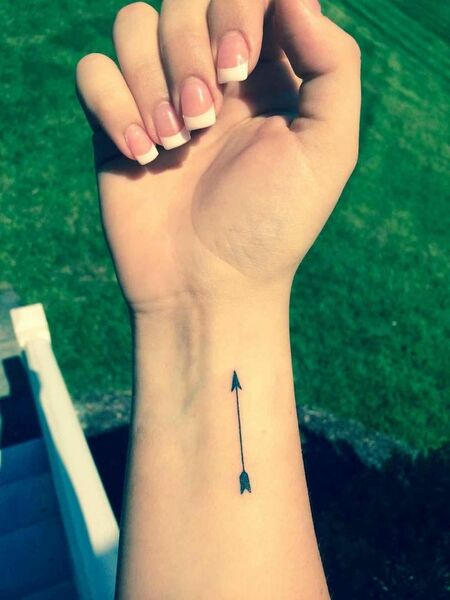 Small Arrow Tattoo