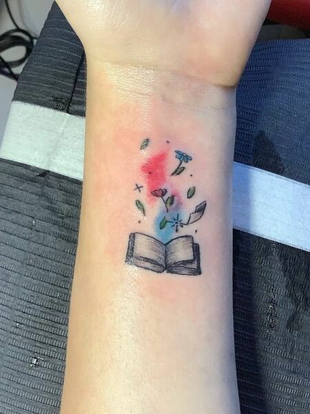 Small Book Tattoo