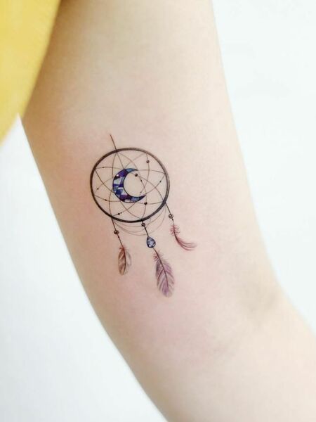 Small Dream Catcher Tattoo