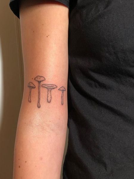 Small Mushroom Tattoo