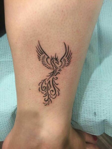 Small Phoenix Tattoo