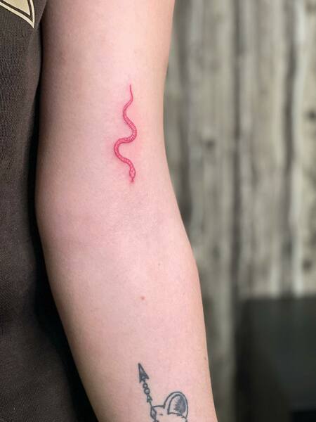 Small Red Tattoo