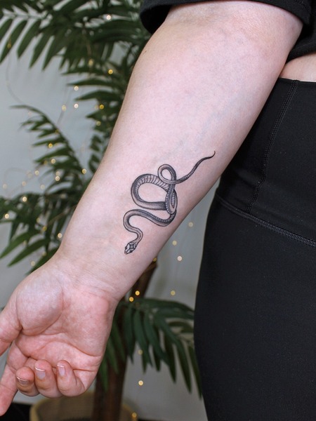 Snake Wrist Tattoo