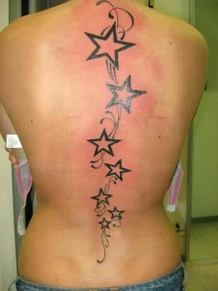 Star Back Tattoo