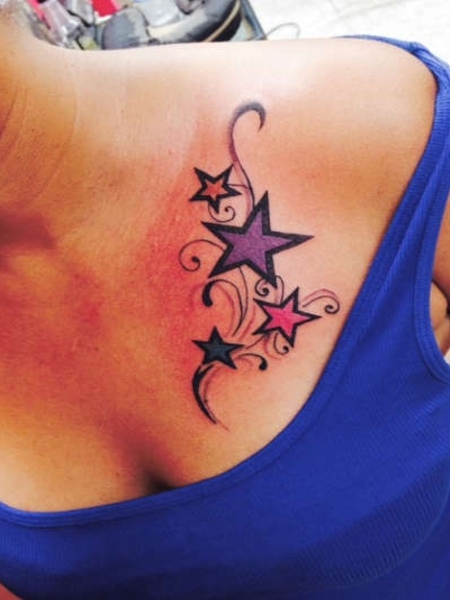 Star Chest Tattoo