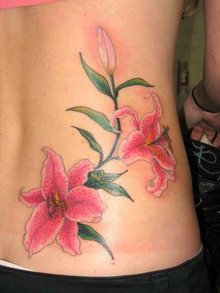 Stargazer Lily Tattoo