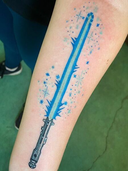 The Blue Saber Tattoo