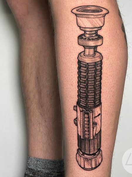 The Legendary Weapon Lightsaber Tattoos