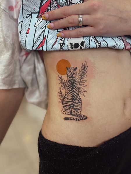 Tiger Belly Tattoo