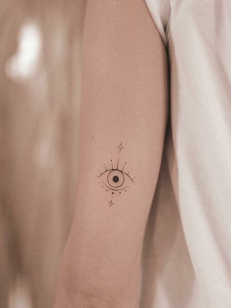 Tiny Eye Tattoo