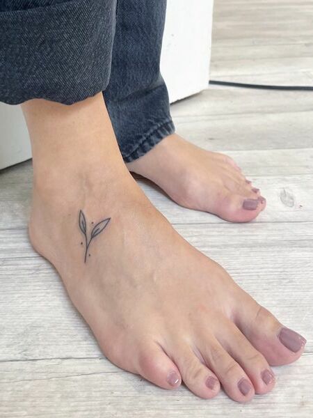 Tiny Foot Tattoo