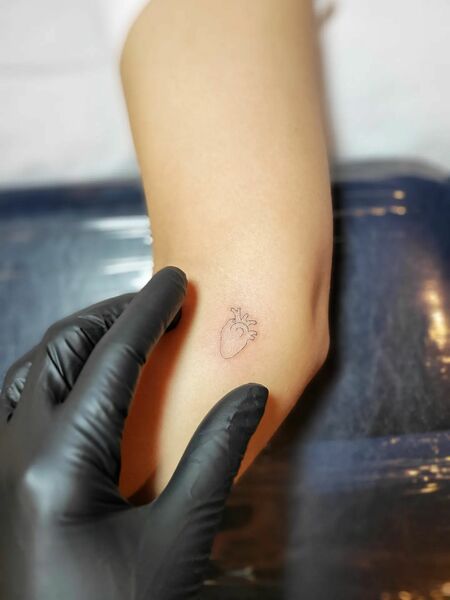 Tiny Heart Tattoo