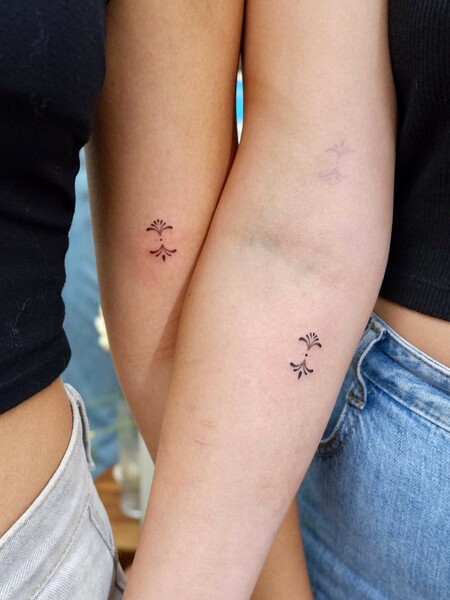 Tiny Sibling Tattoos