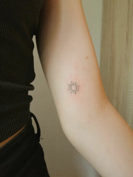 Tiny Stick And Poke Tattoo