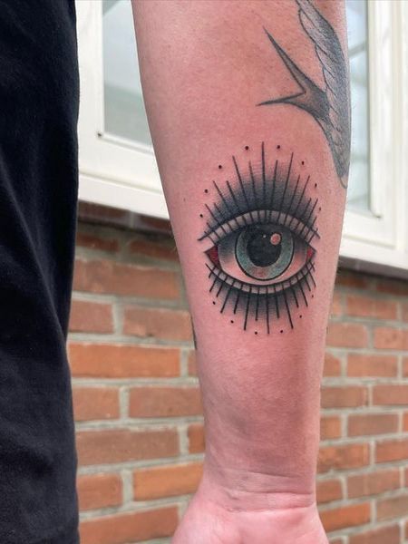 Traditional Eye Tattoo