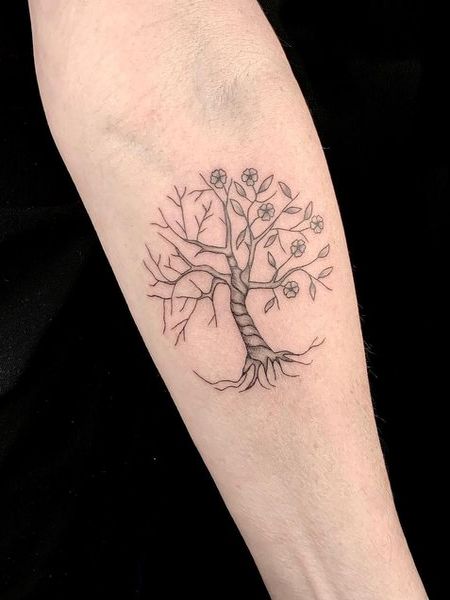 Tree Forearm Tattoo