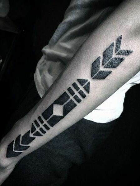 Tribal Arrow Tattoo