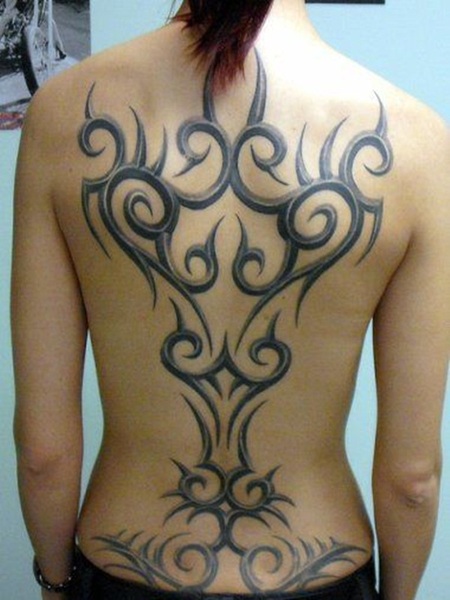 Tribal Back Tattoos