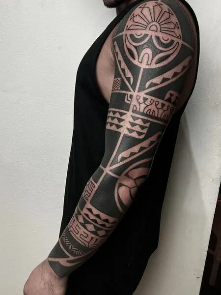 Tribal Sleeve Tattoo