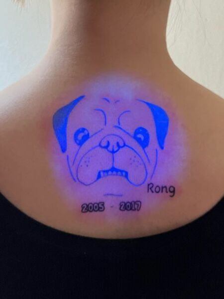 UV Back Tattoo