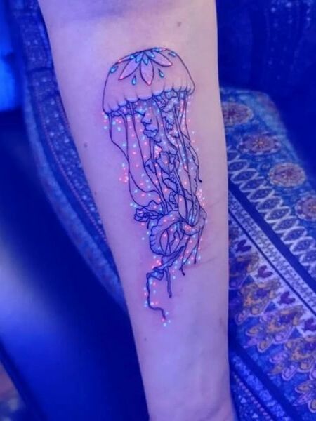 UV Forearm Tattoo