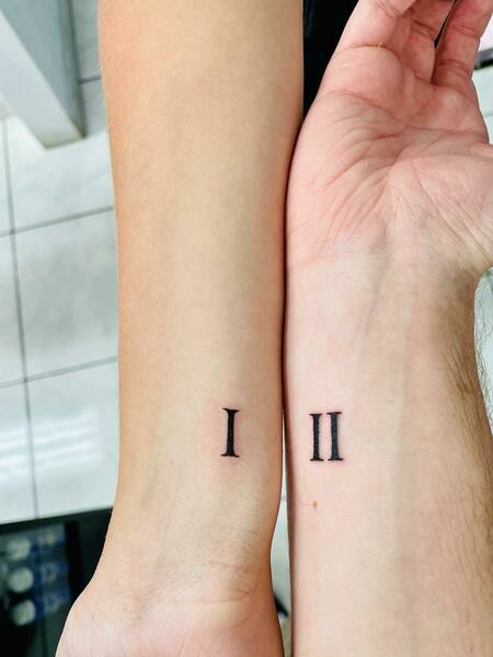 Unisex Sibling Tattoos