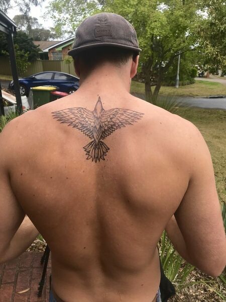 Upper Back Tattoo