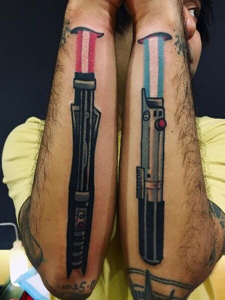 Vader vs. Luke Tattoos
