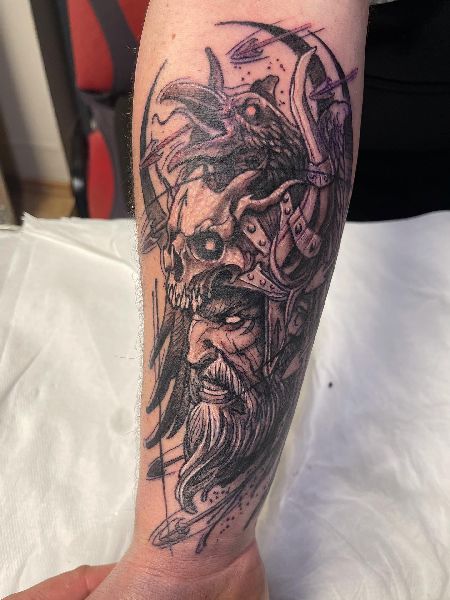 Viking Forearm Tattoo 1