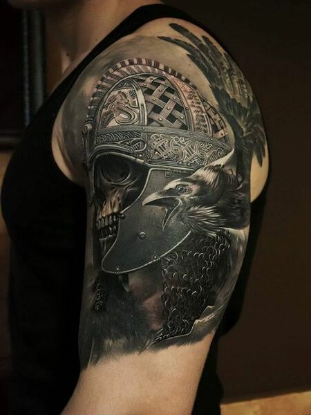 Viking Skull Tattoo 1