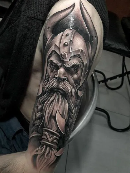 Viking Sleeve Tattoo