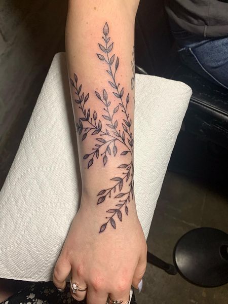 Vine Wrist Tattoo