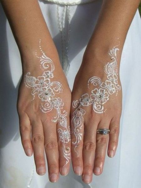 White Henna Tattoo