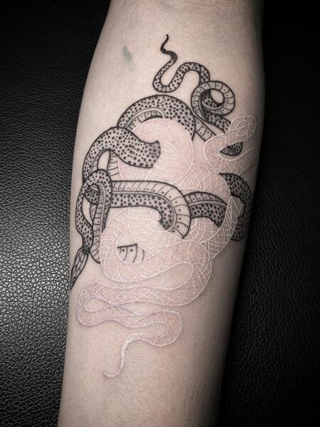 White Snake Tattoo