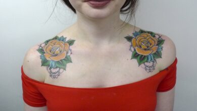 Yellow Rose Tattoos
