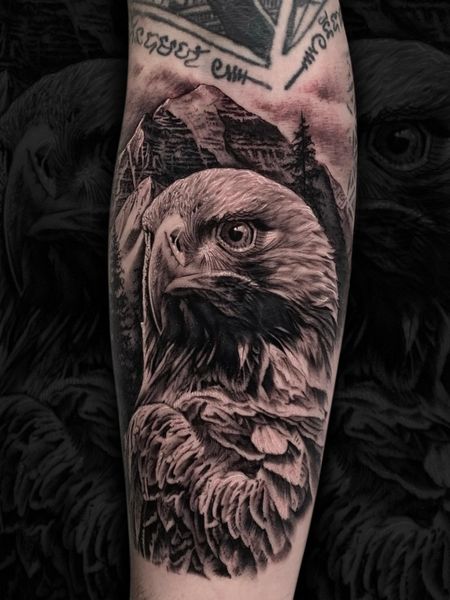 golden eagle tattoo