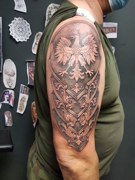 polish eagle tattoo